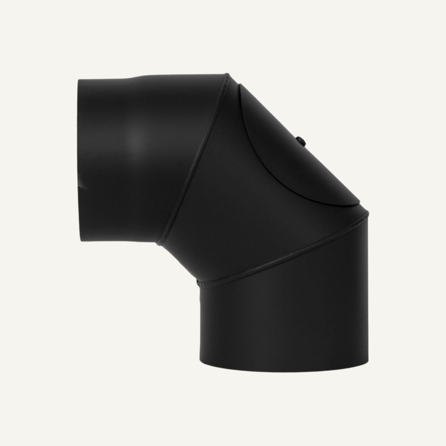 Aduro Rauchrohrbogen 2 x 45 Grad mit Reinigungsklappe, ø 150 mm, Schwarz
