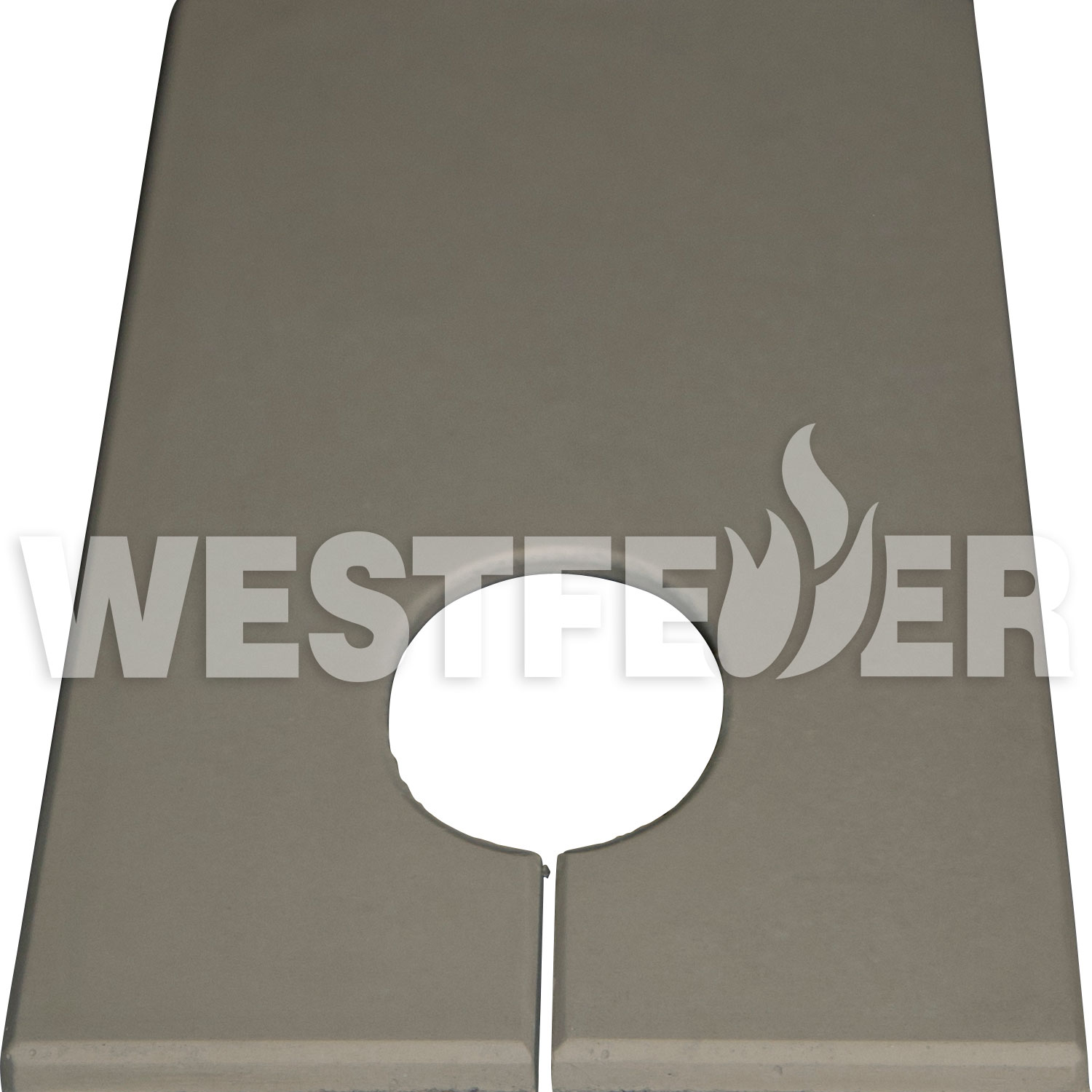 Rückwandstein, 390 x 200 x 20 mm, Thermotte