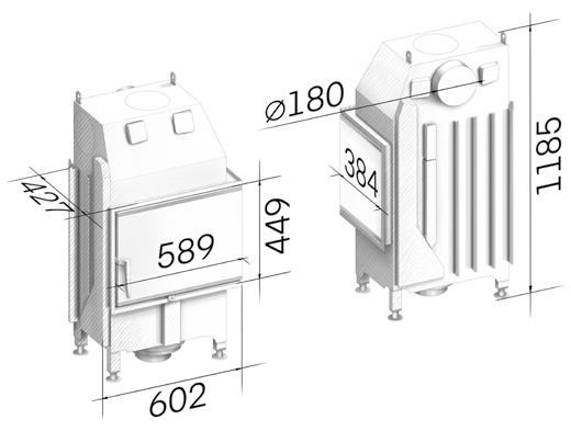 Spartherm Varia 2R-62 (6,9 kW) – Bild 2