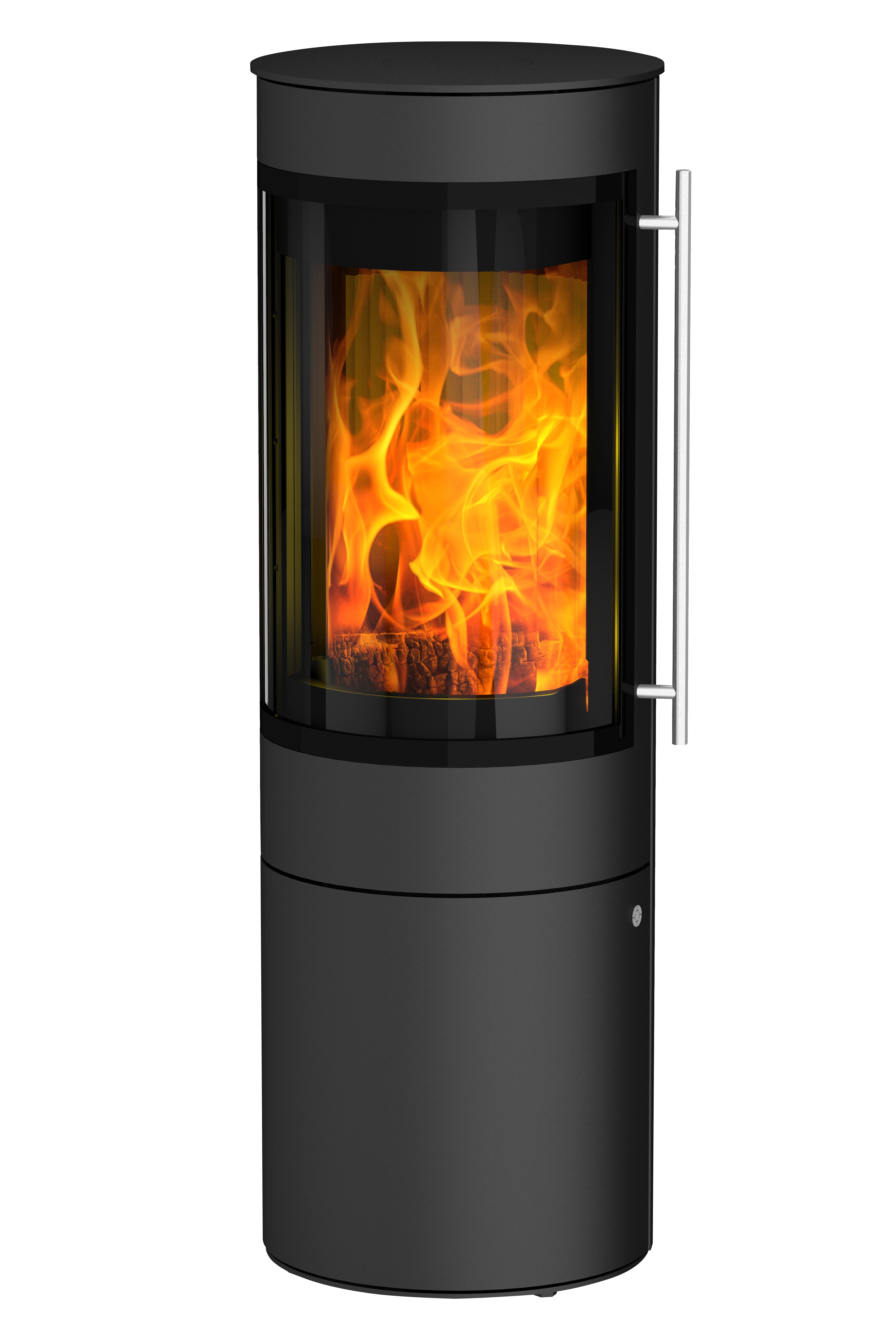 Olsberg Pular Plus Compact (5,0 kW), Dekorrahmen schwarz lackiert – Bild 2