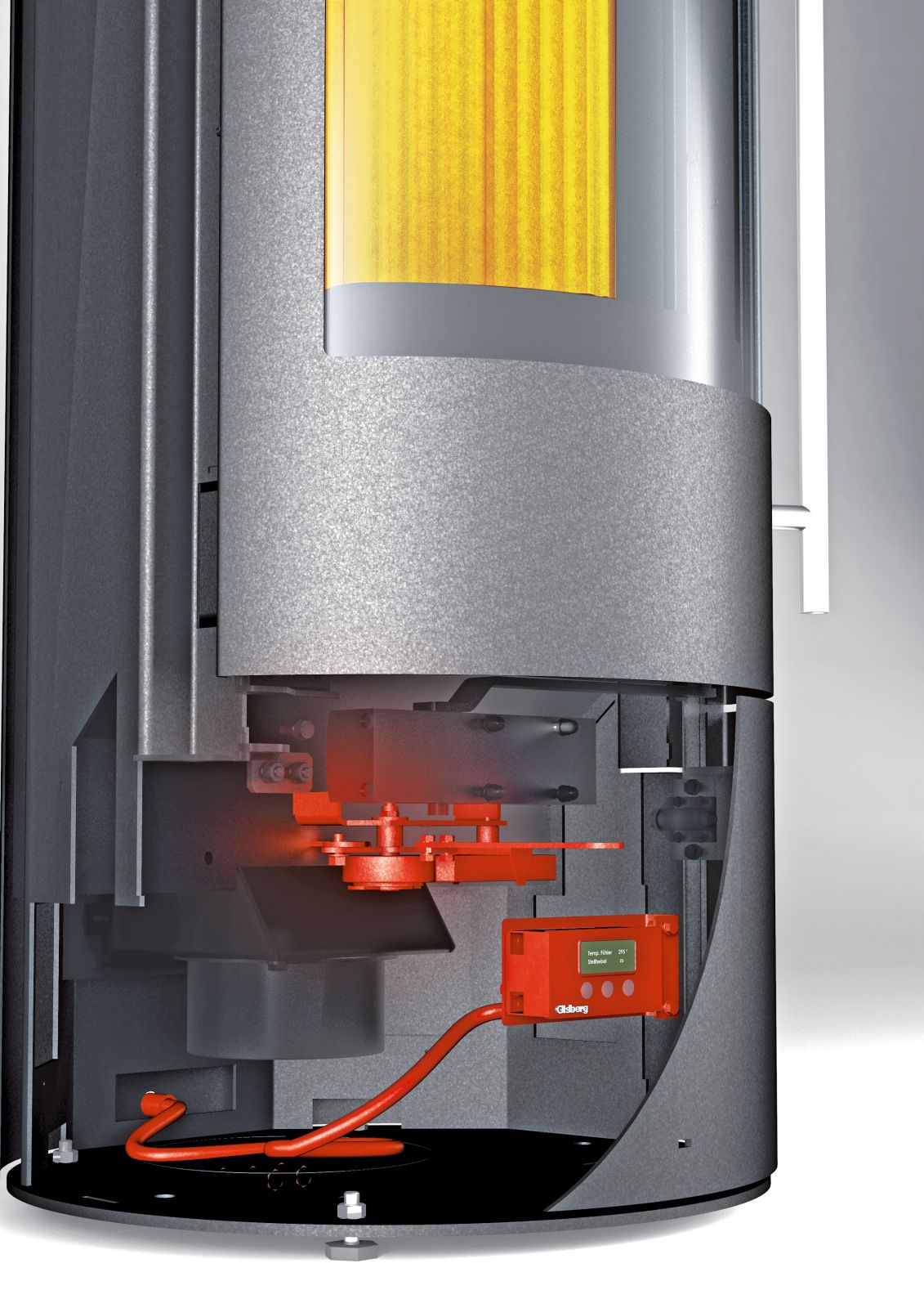 seitenansicht_vorderansicht_schnitt_OECII Olsberg OEC - Efficiency Controller II, für Pacaya, Tenorio, Tolima