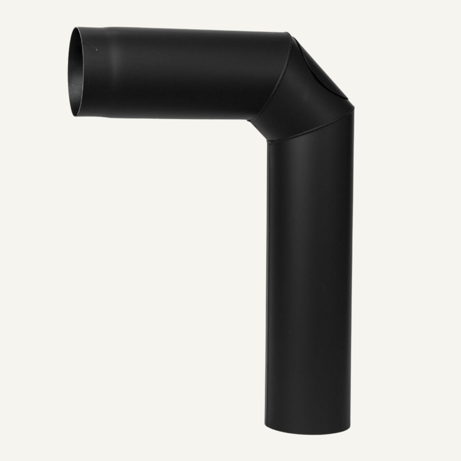 Aduro Standard-Rauchrohr 2 x 45 Grad mit Reinigungsöffnung, ø 150 mm, Schwarz