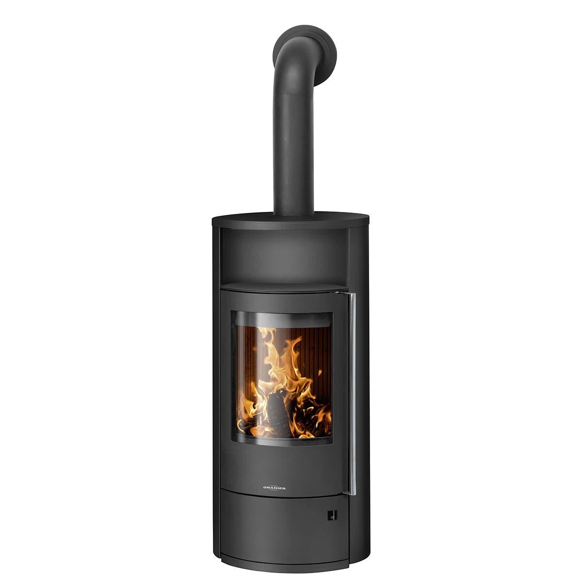 5558-11-Polar-Neo-8-StahlSchwarz-Holzfach-zu-F Oranier Polar Neo 8 (8,0 kW)