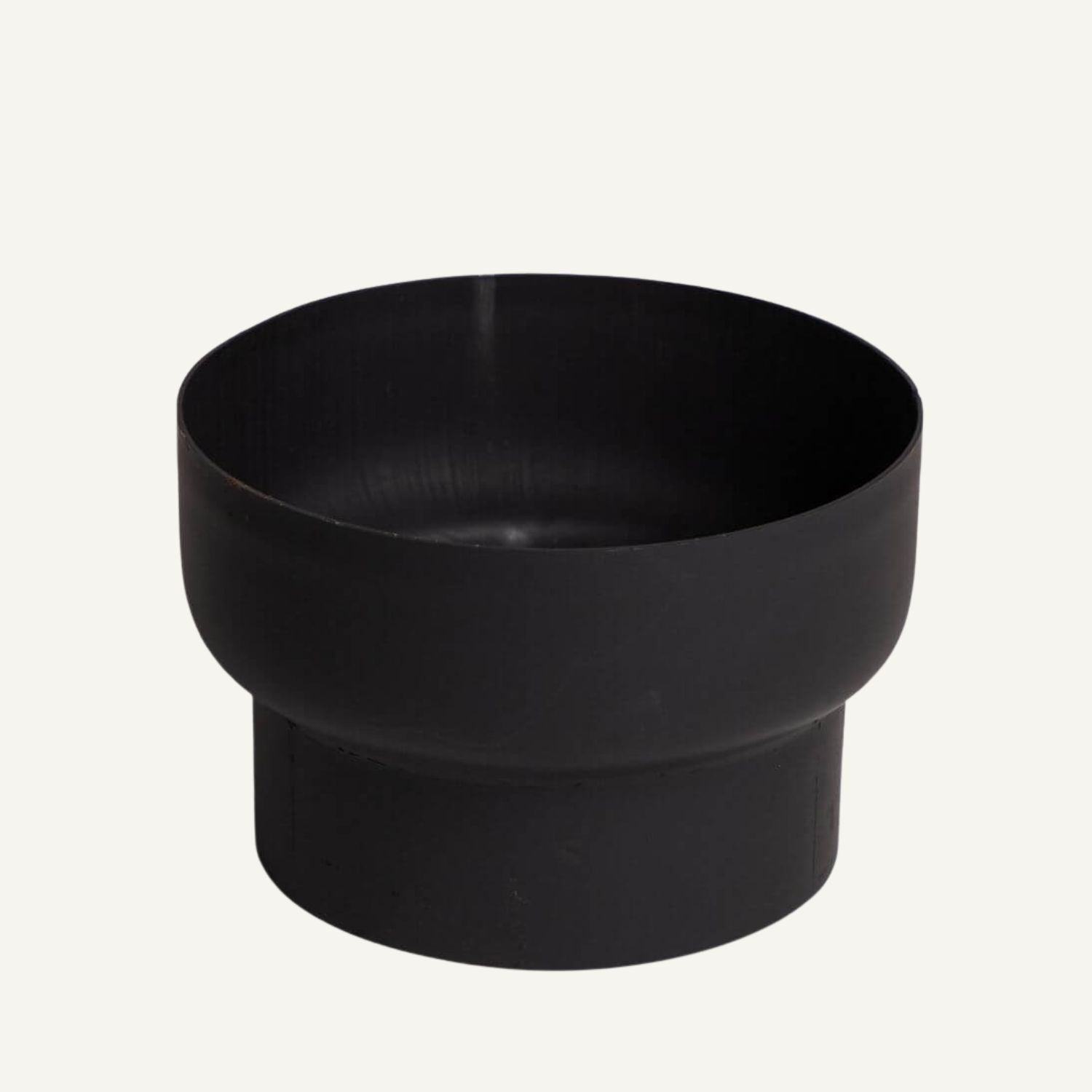 Aduro Rauchrohr-Reduzierung, außen ø 150 mm / innen ø 180 mm, Schwarz