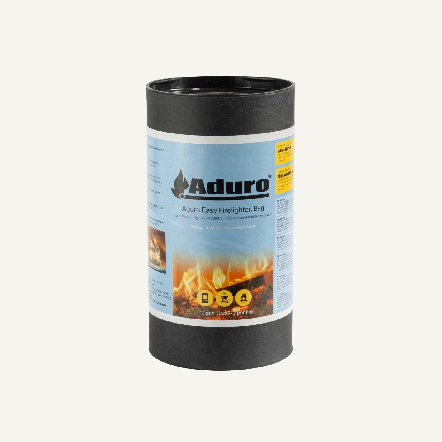 Aduro Easy Fire Starter, Rohr mit 100 Stck.
