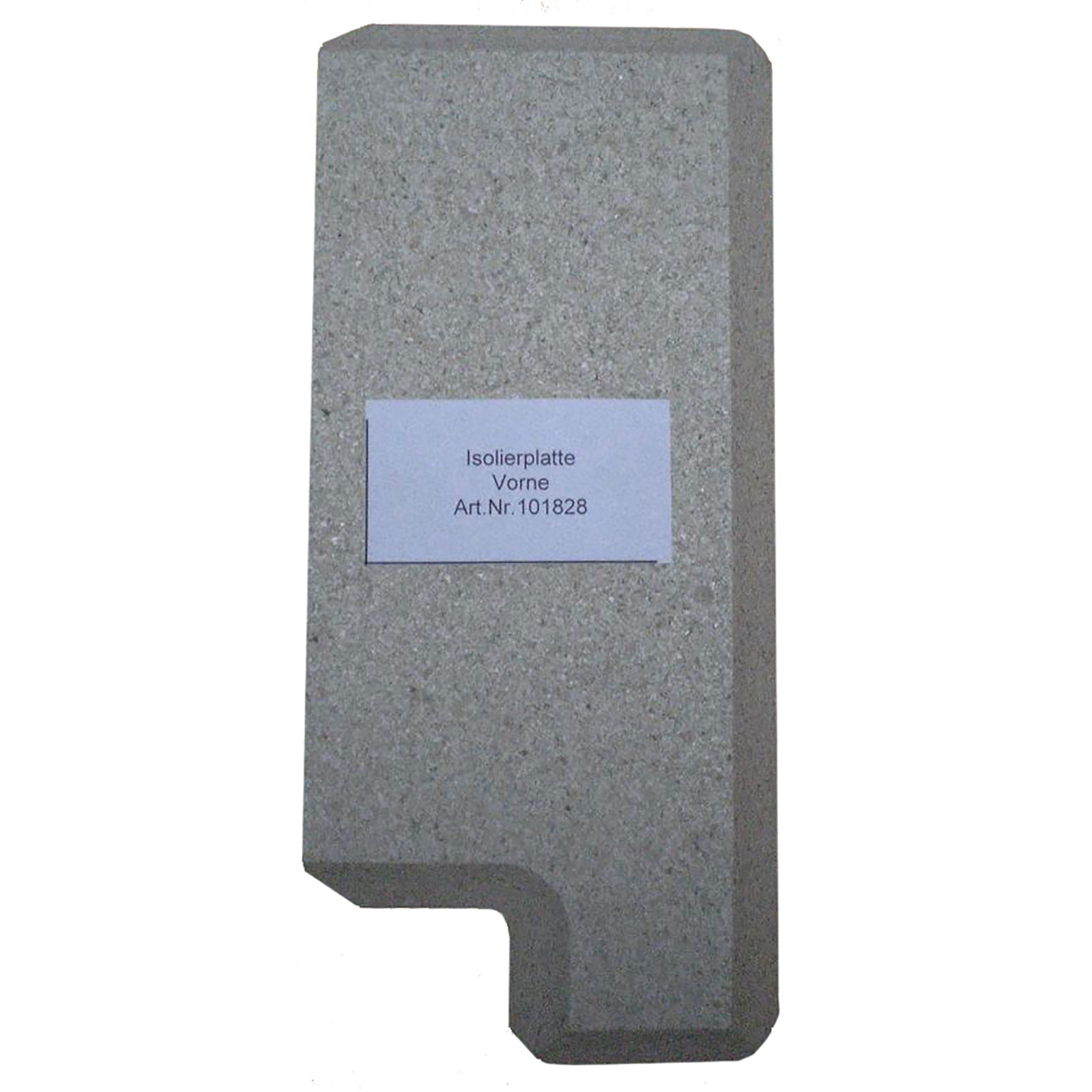 Isolierplatte (vorne)