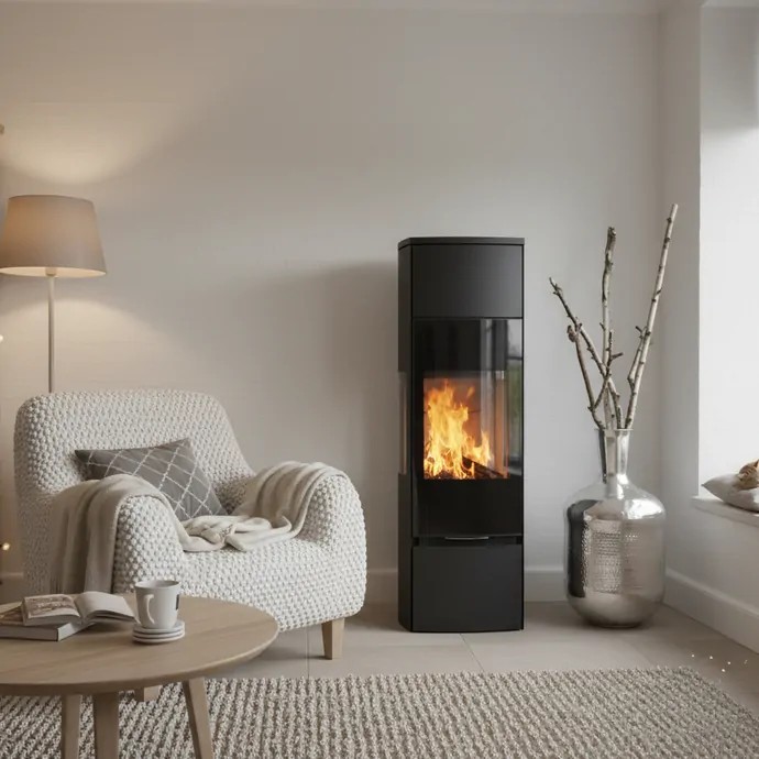 Jydepejsen Bella High mit Seitenglas (5,3 kW)
