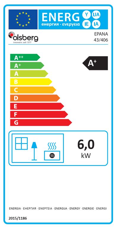 Olsberg Epana (6,0 kW) Stahl schwarz mit Ambilight (Ausstellungsstück)