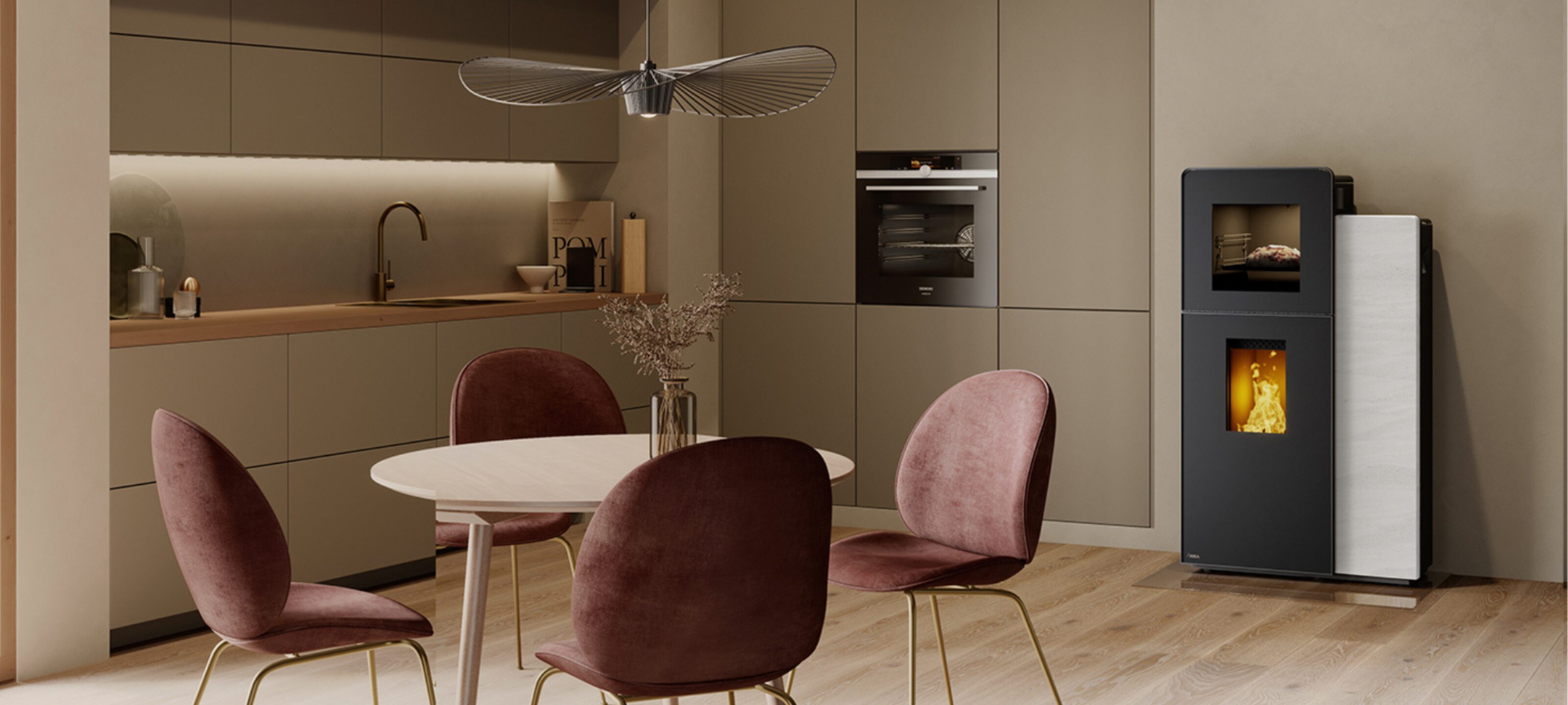 Rika Domo Back (7,0 kW), Speckstein – Bild 2