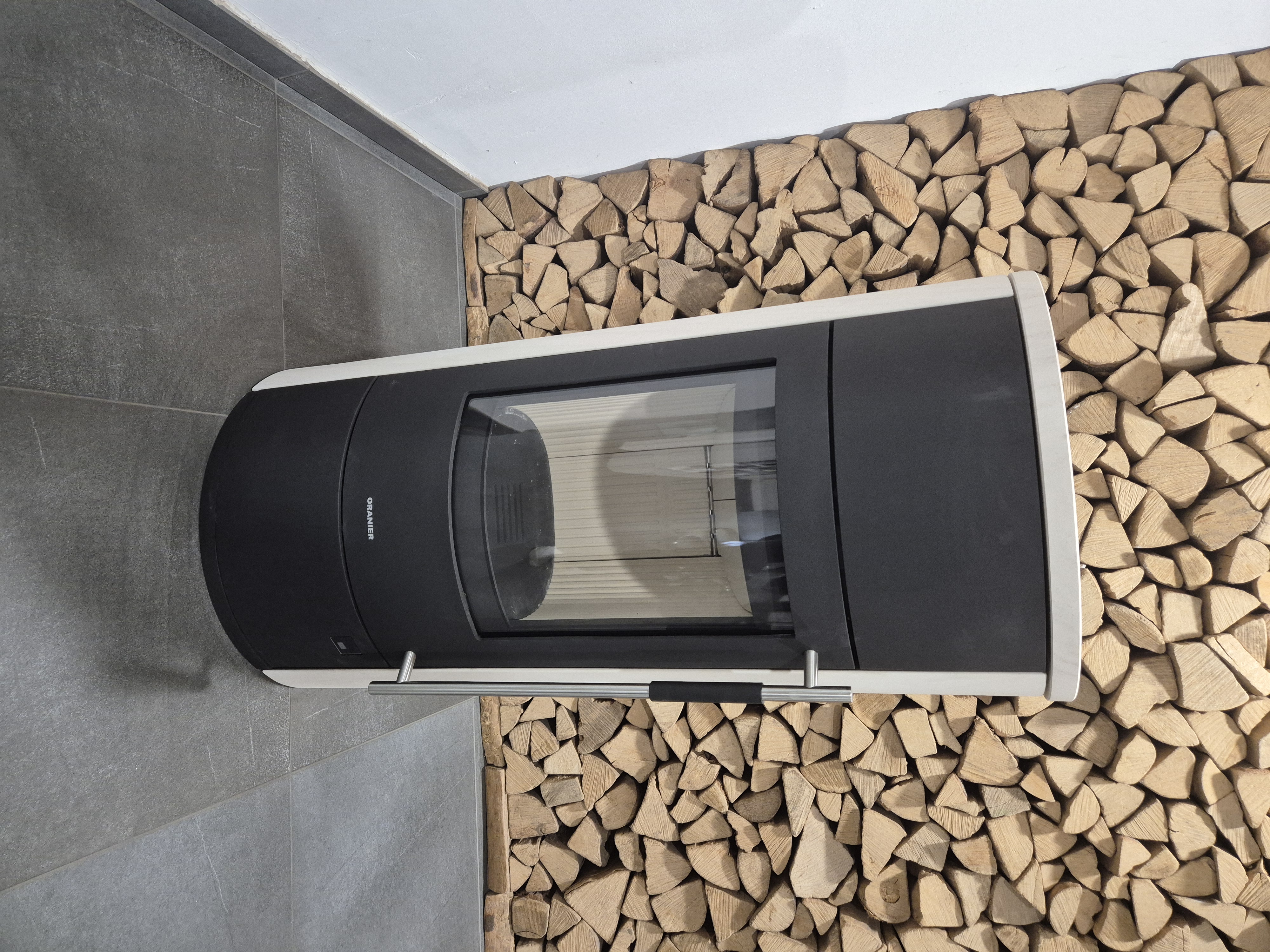 Oranier Polar Neo Vantage W+, Kalkstein Cream (6,5 kW) (Ausstellungsgerät)