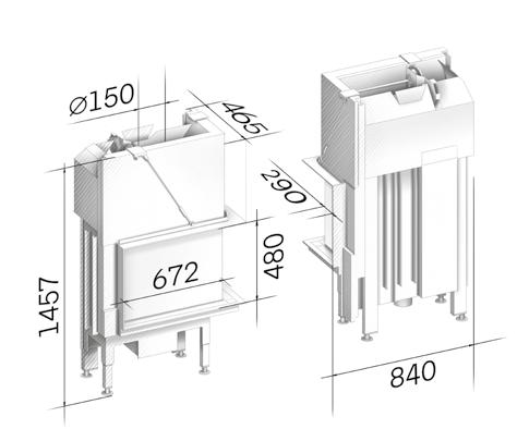 Spartherm Lean 2R-70h RLU (7,9 kW) – Bild 2