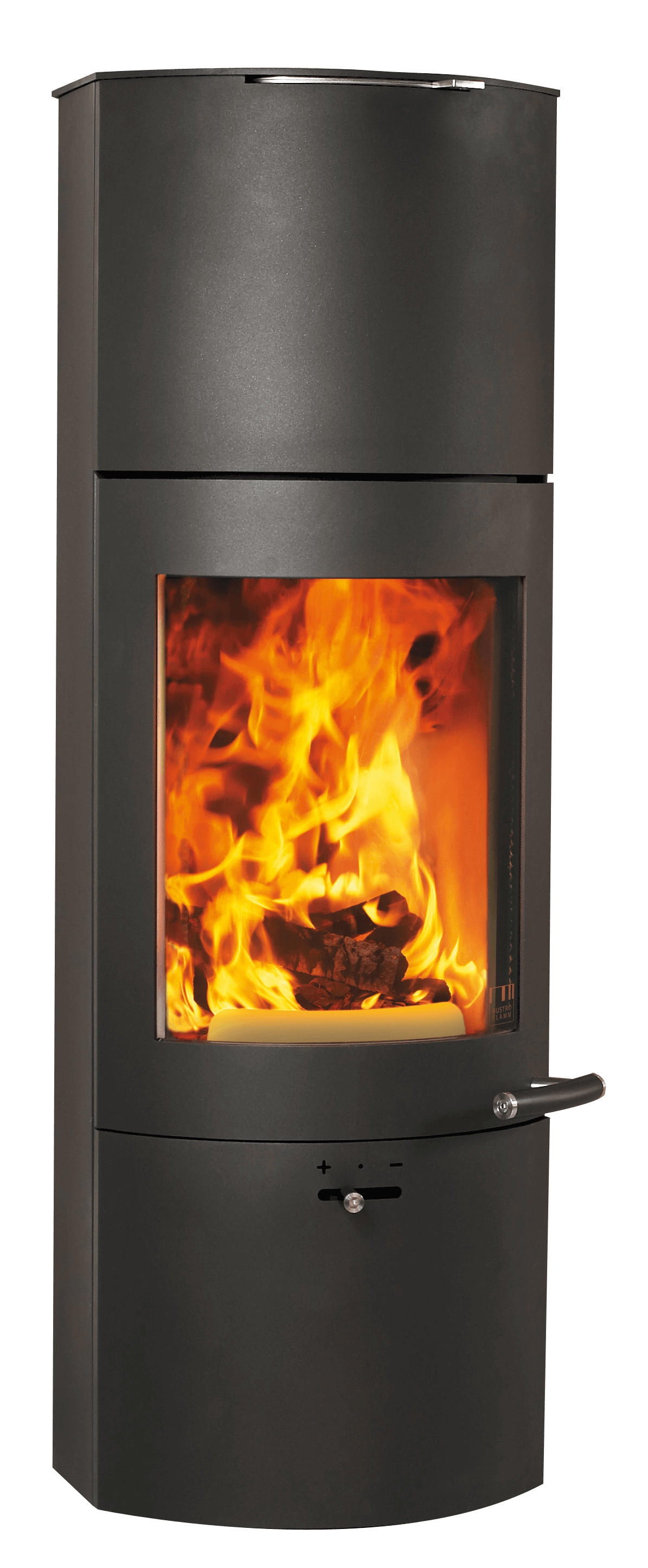 Austroflamm Tower Xtra 2.0 (4 kW) gussgrau inkl. Xtra Wärmespeichertechnologie