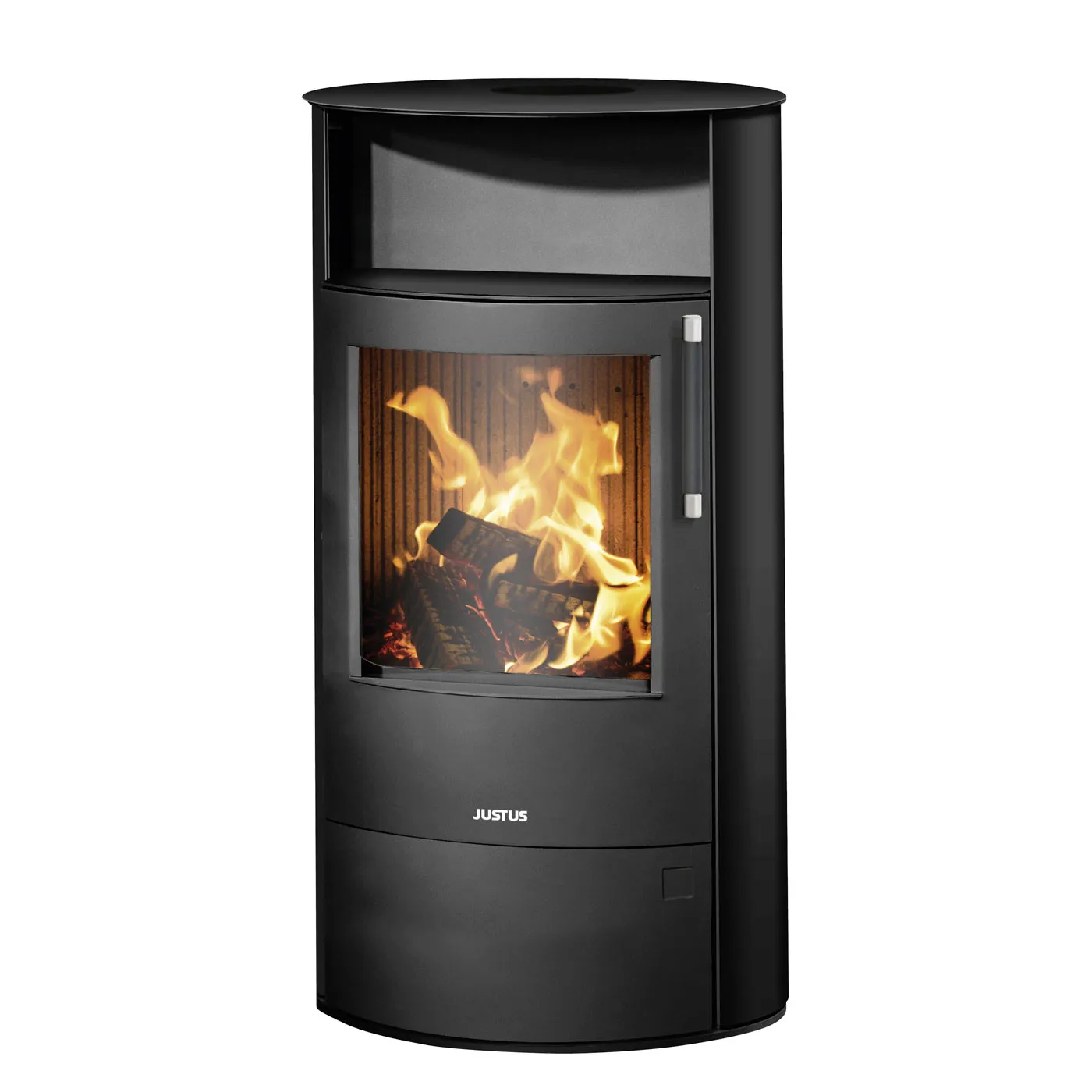Justus Island 7 2.0 (7 kW), Keramik Corretto, Korpus Stahl Schwarz