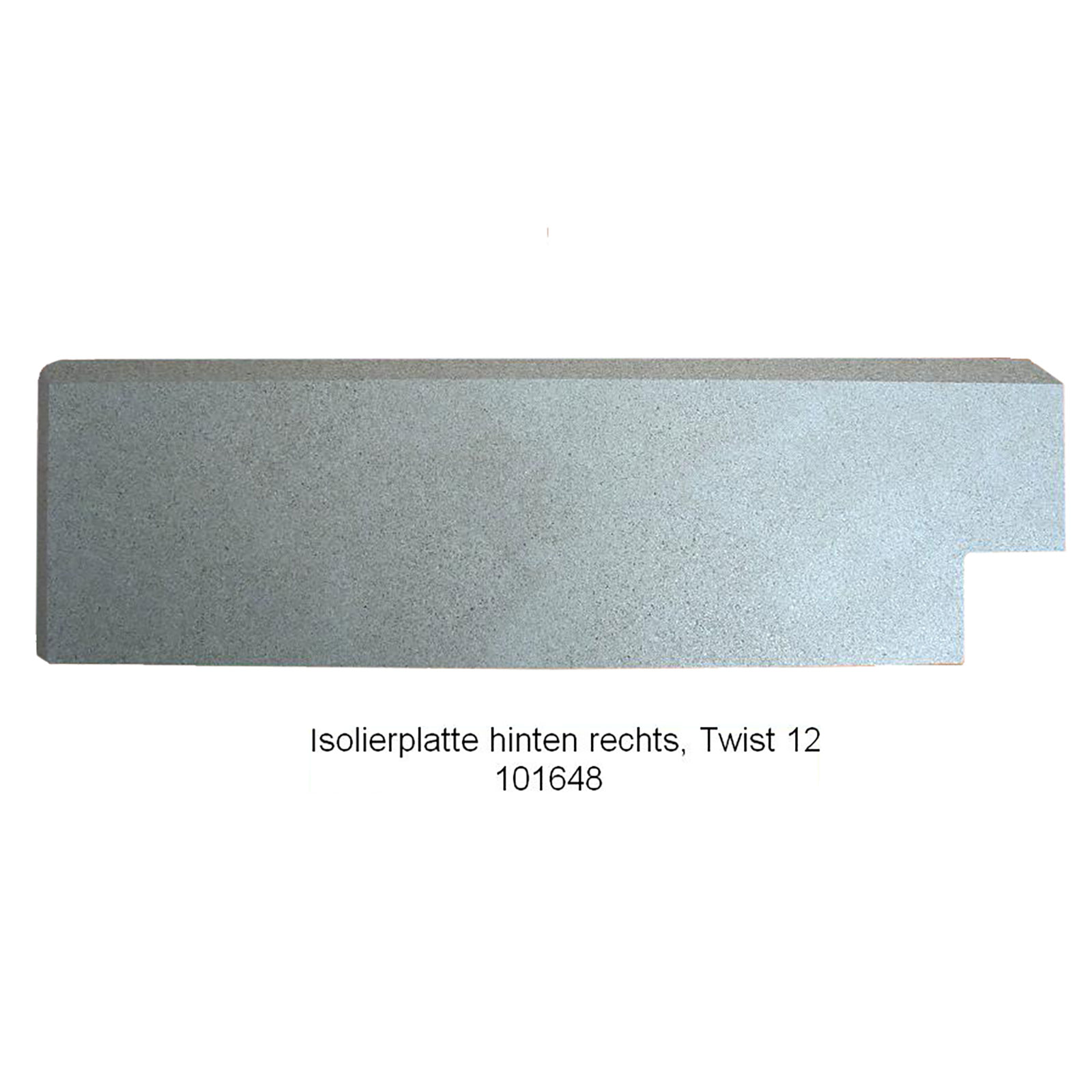 Isolierplatte (hinten rechts)