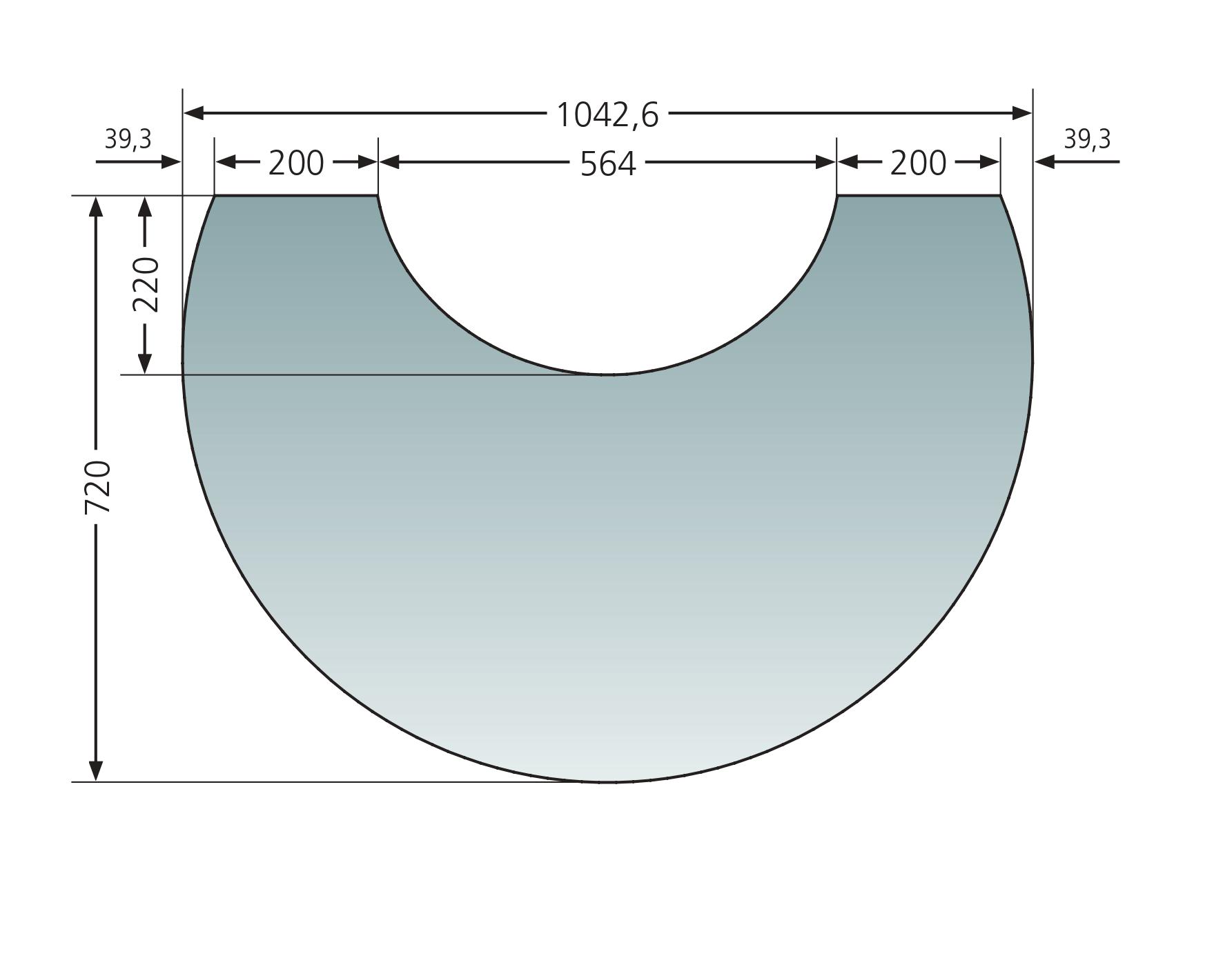 Saison-Funkenschutzplatte (Vorlegeplatte) für Oranier Polar Neo 6, Polar Neo Blackline und Polar Neo