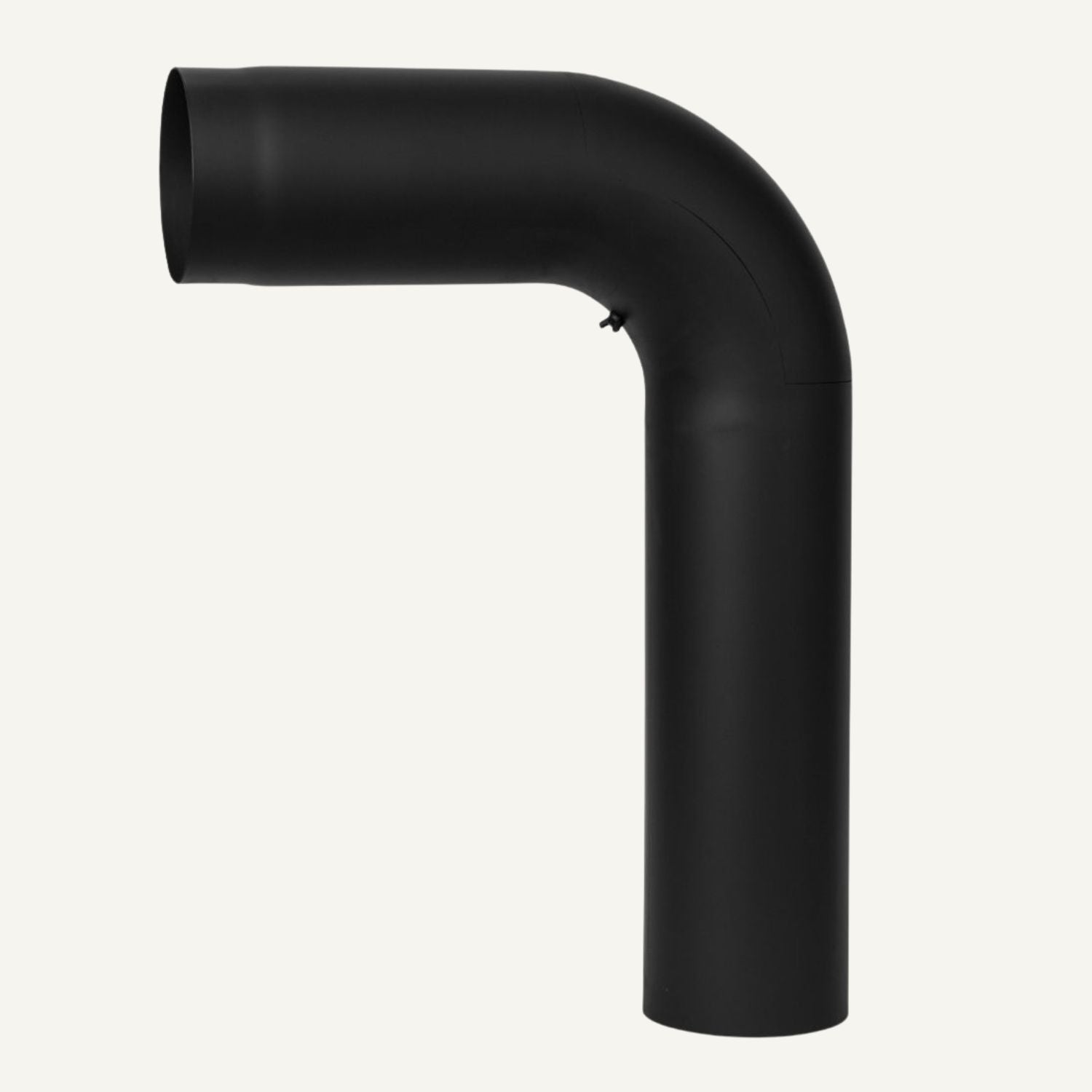 Aduro Full-Form-Rauchrohr 90 Grad mit Reinigungsöffnung, ø 150 mm, Schwarz