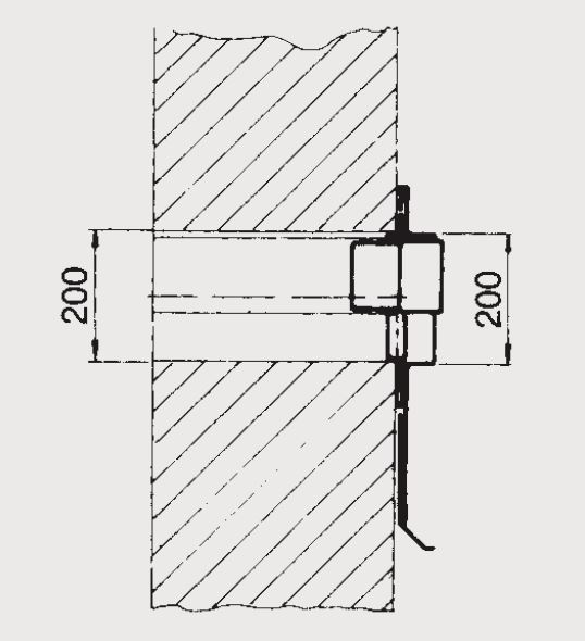 UEbergangsplatte1598844046fbe6 Übergangsplatte für Haller-Meurer-Rohrsystem (Ø 180 mm) für 38-50 Weser und 38-70 Weser