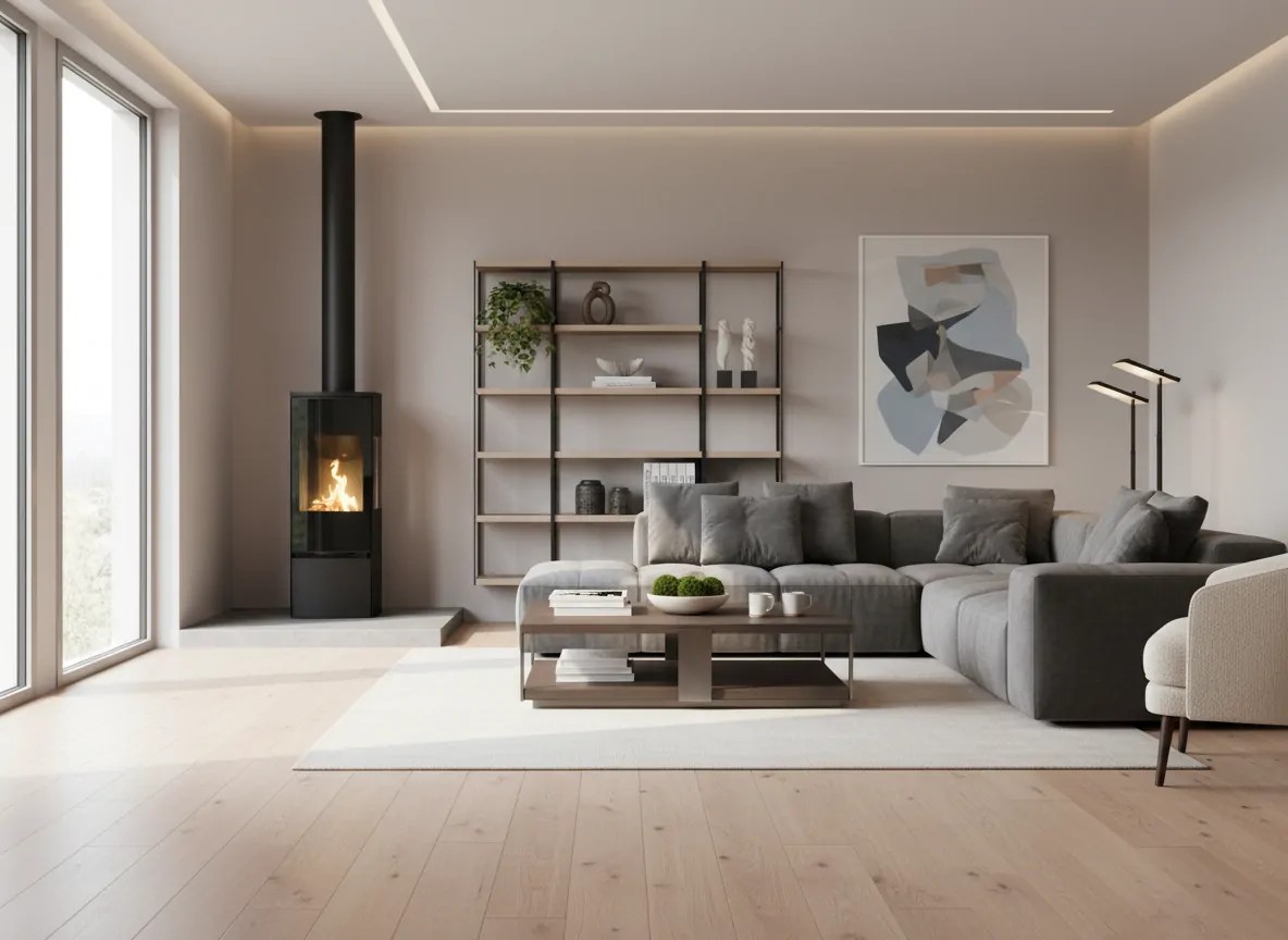 Jydepejsen Bella mit Seitenglas (5,3 kW)