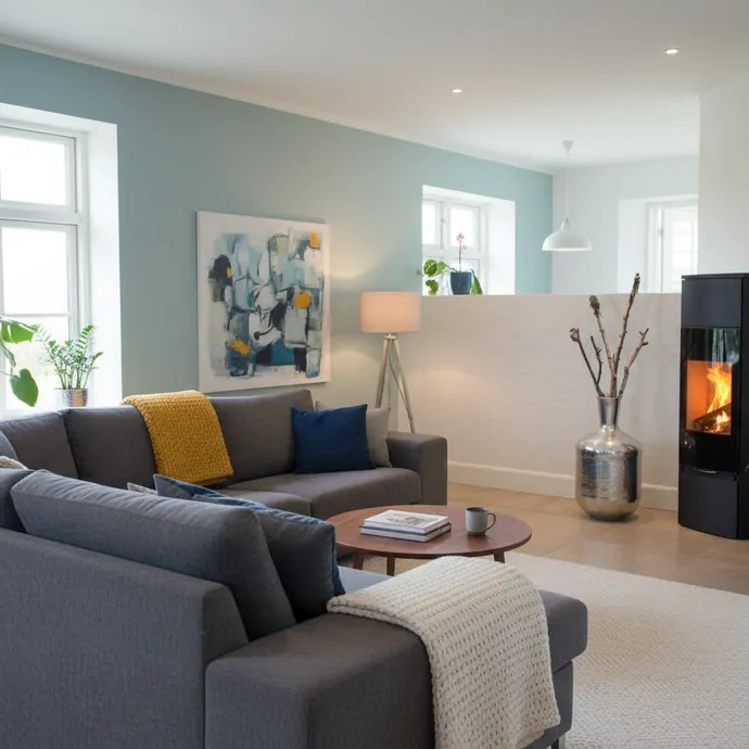 Jydepejsen Bella High mit Seitenglas (5,3 kW)