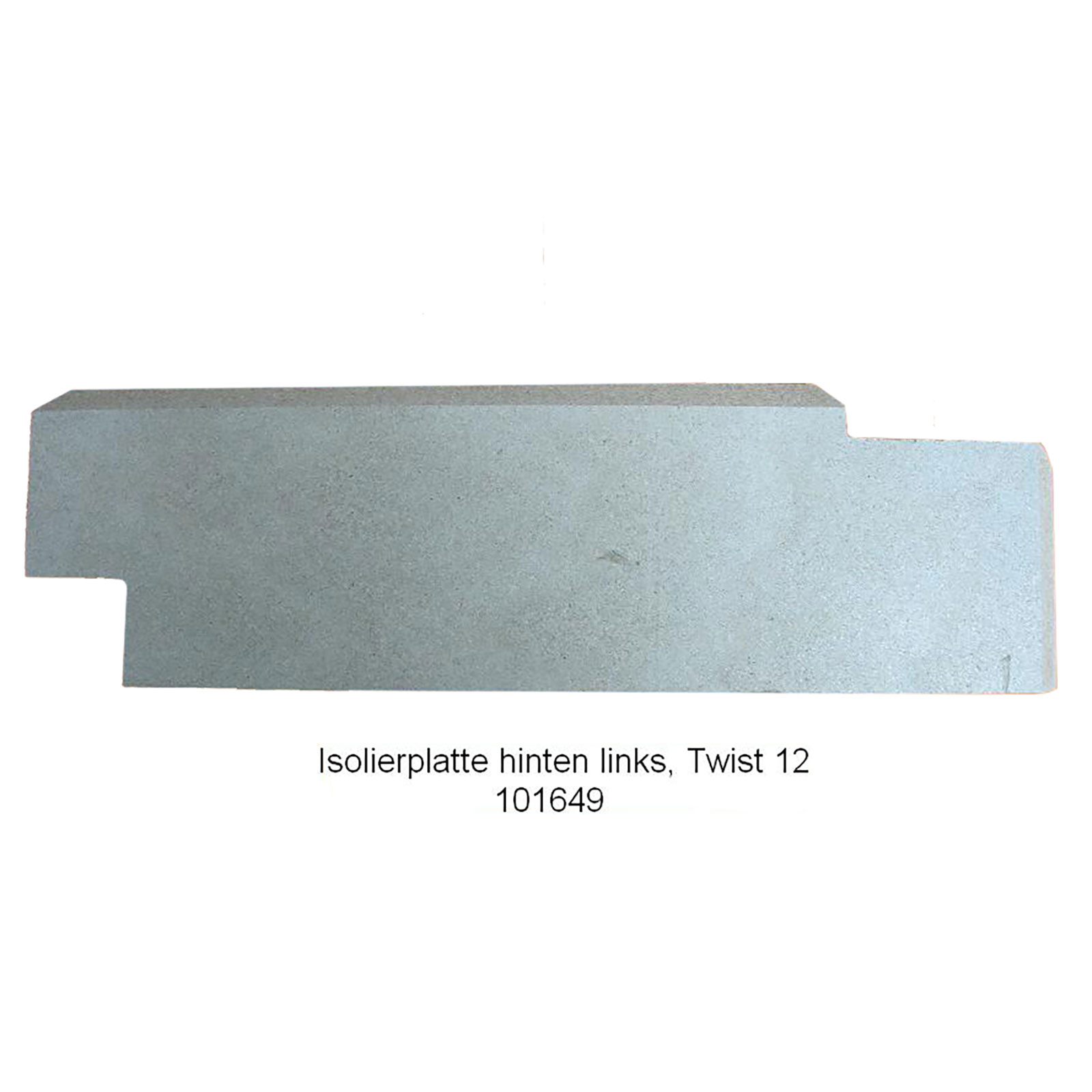 Isolierplatte  (hinten links)