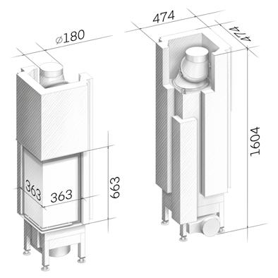 Spartherm Arte 2LRh-66 (6,4 kW) – Bild 2