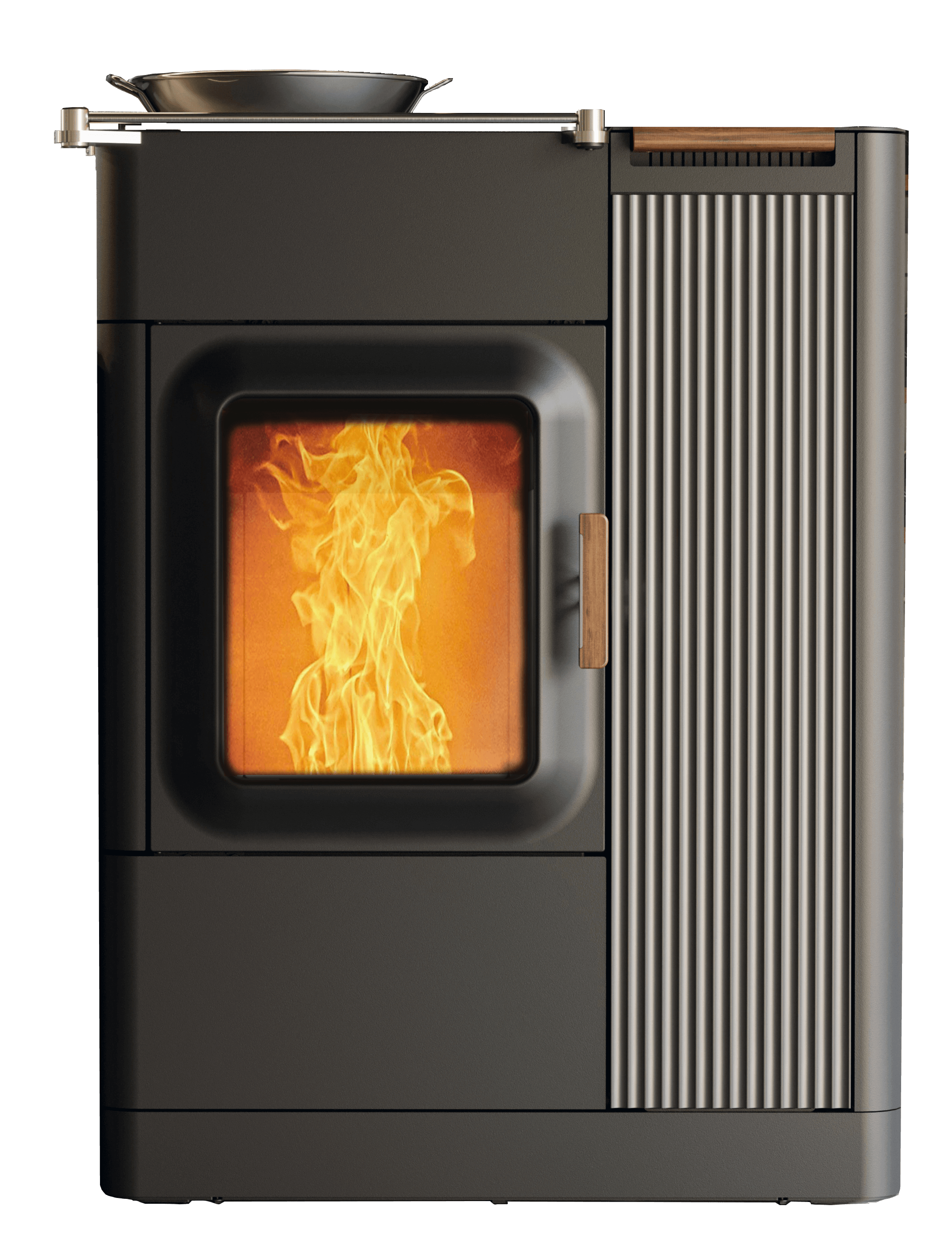 Austroflamm Mo Duo Cook (9 kW) Kombiofen Pellet & Scheitholz