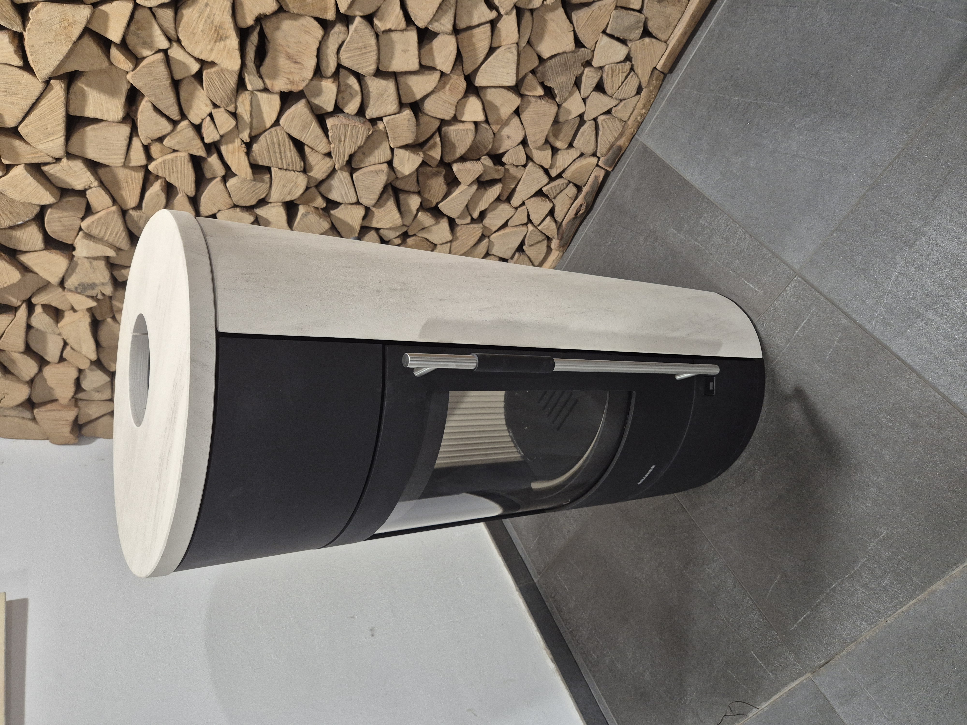 Oranier Polar Neo Vantage W+, Kalkstein Cream (6,5 kW) (Ausstellungsgerät)