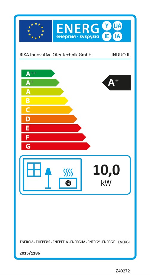 Rika Induo III (10,0 kW) Kombiofen Pellet & Scheitholz