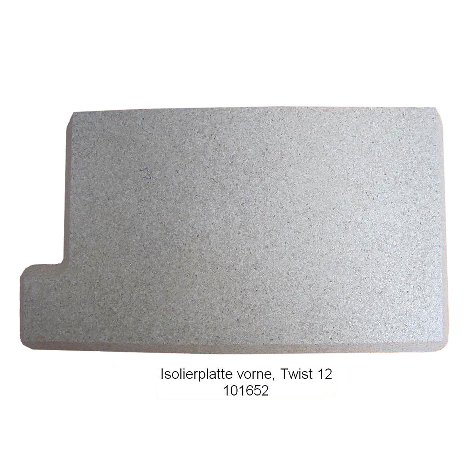 Isolierplatte (vorne)