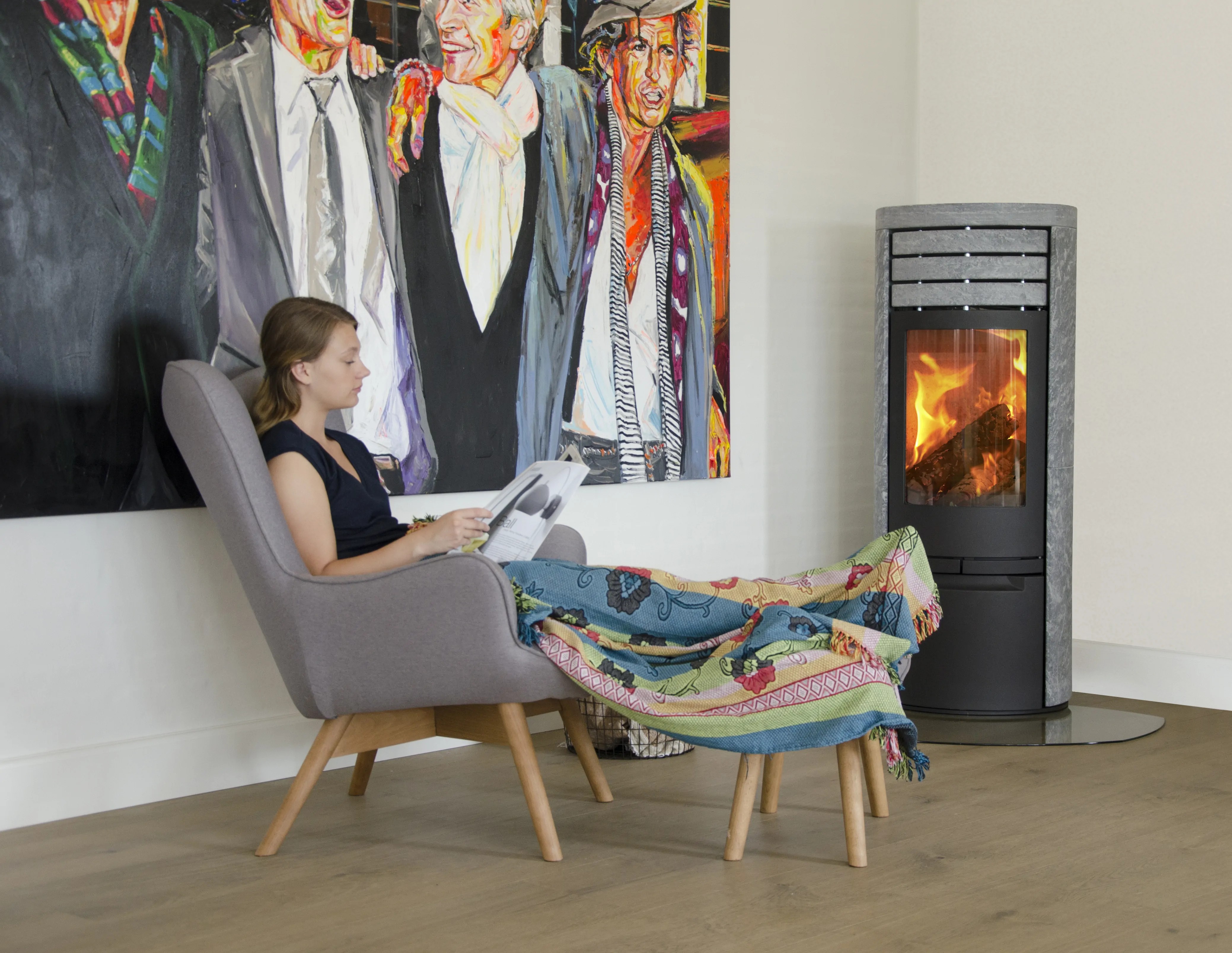 Jydepejsen Cosmo 1147 Speckstein Special (6,4 kW) – Bild 2