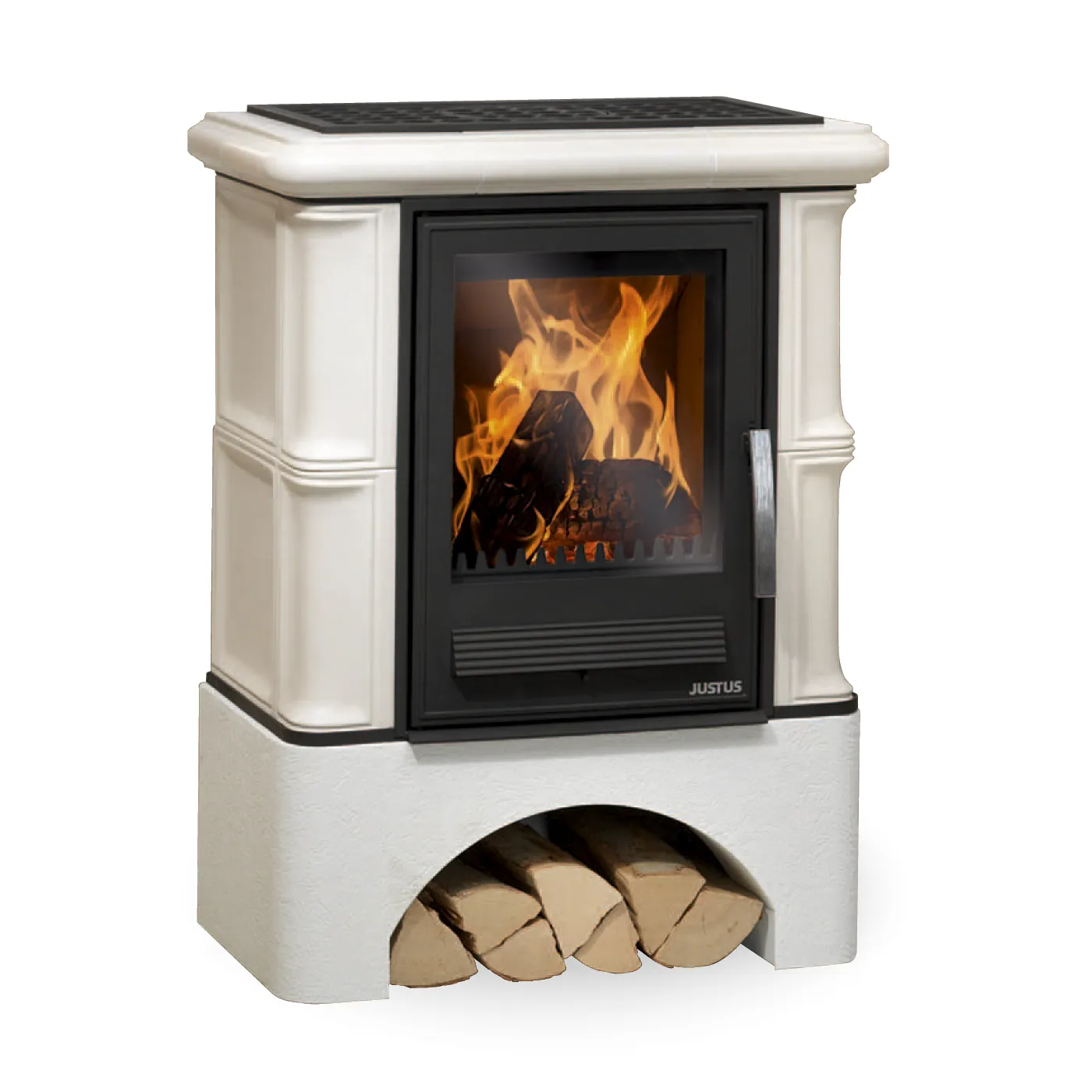 Justus Bavaria (7 kW), Bordeauxrot mit Sockel