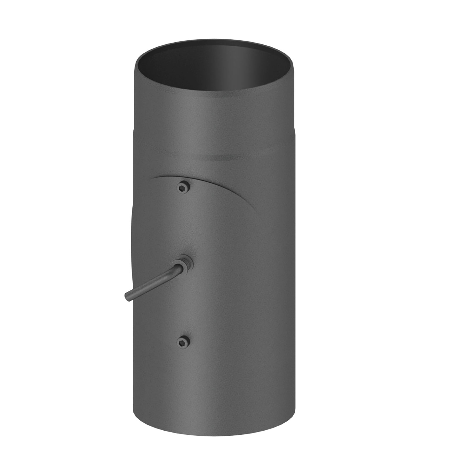 FERRO3464 Längenelement, Ø 150 mm, 300 mm, inkl. Tür, Drosselklappe