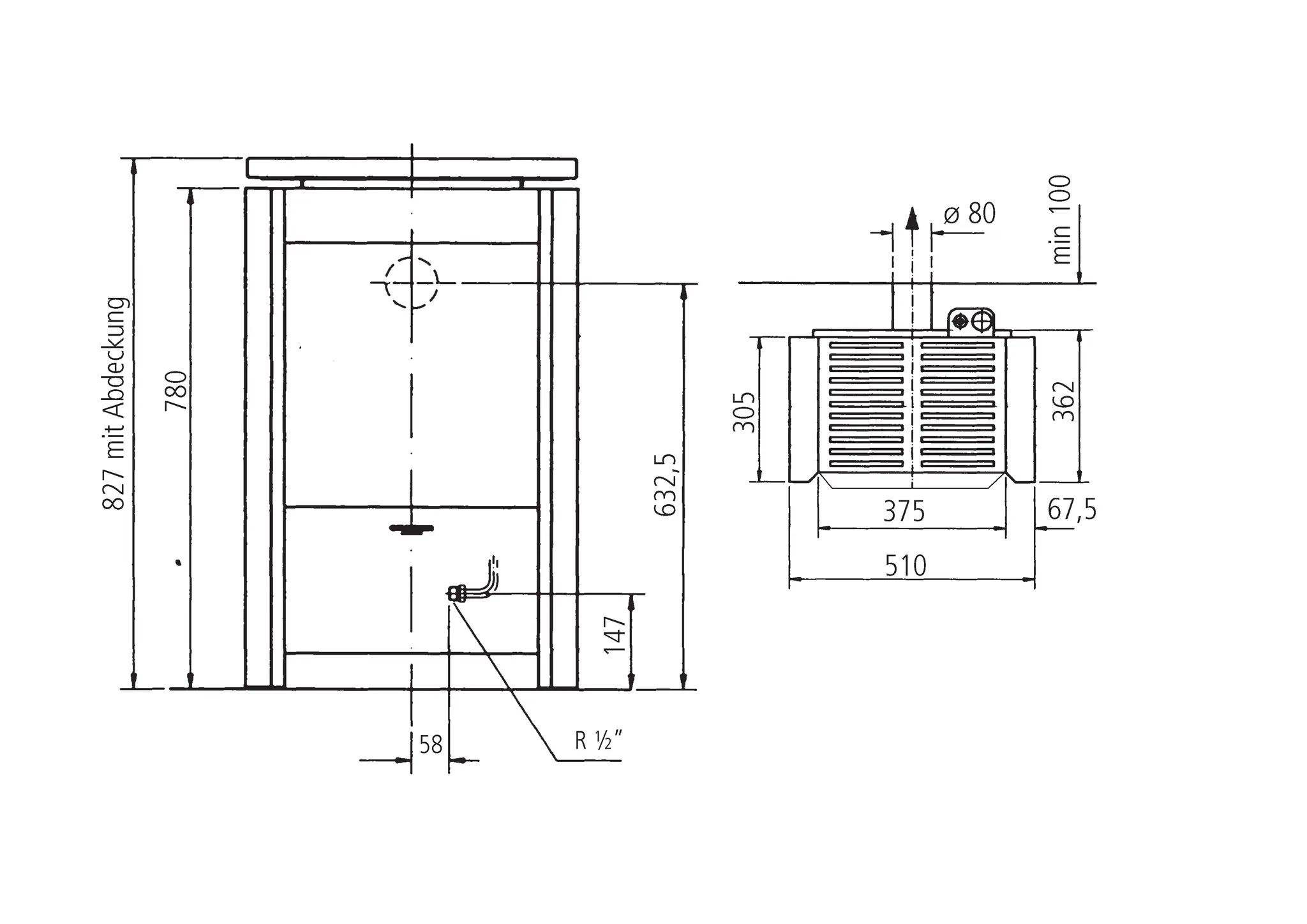 Oranier 60-51 Mosel Prisma Gas (4,2 kW) – Bild 2