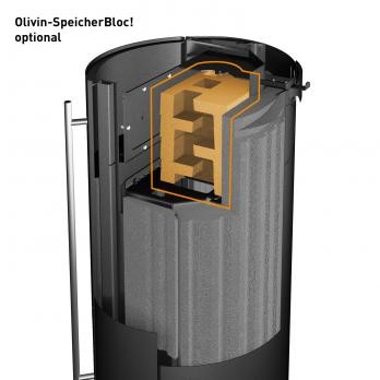 Olivin-SpeicherBloc! Speichereinheit für Olsberg Tolima PowerSystem II Compact