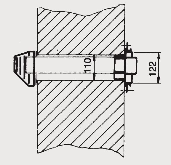 Übergangsplatte für Haller-Meurer-Rohrsystem (Ø 110 mm) für 39-26 Werra und 39-30 Ruhr